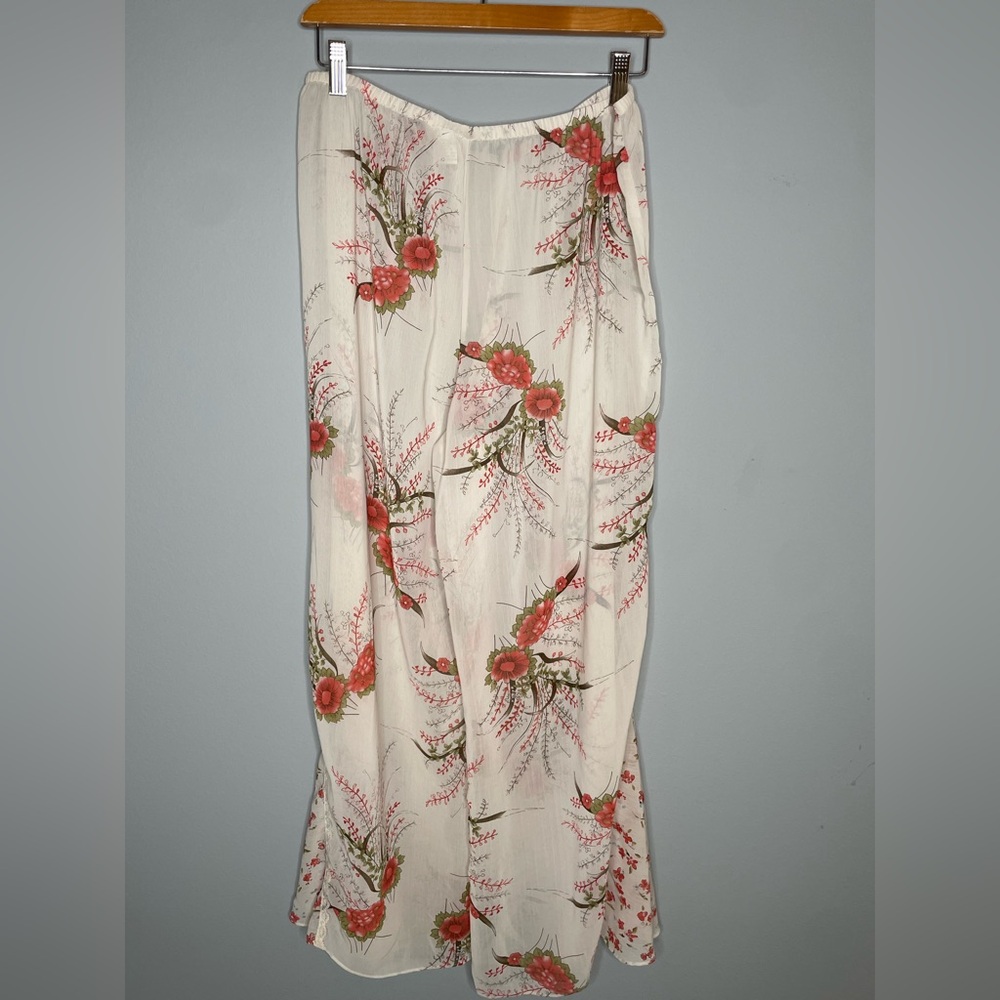Intimates by Flora Wide Leg Floral Pajama Lounge Pants